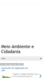 Mobile Screenshot of meioambienteecidadania.com.br